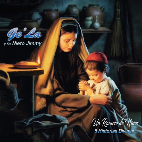 Un Rosario de Niños 5 Historias Divinas Cover Art Blurred Background