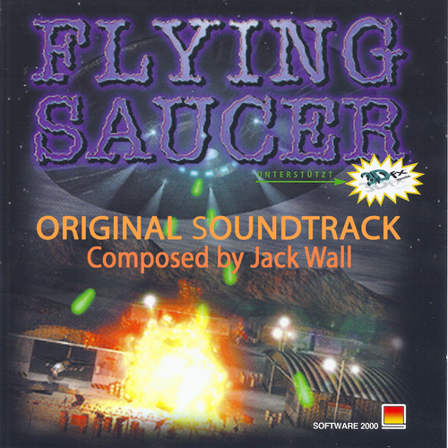 Flying Saucer (Original Game Soundtrack) Cover Art Blurred Background