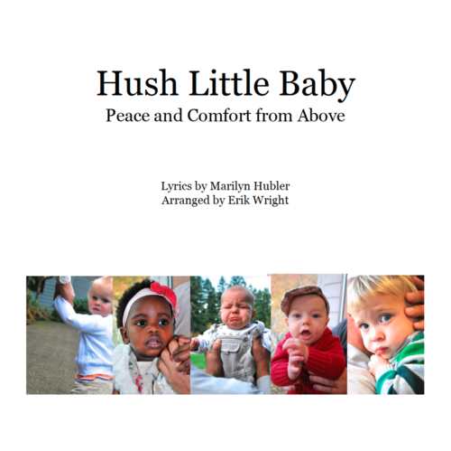 Hush Little Baby (Peace and Comfort from Above) Cover Art Blurred Background