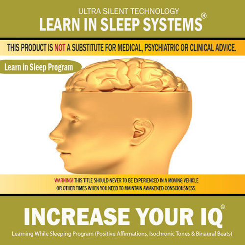 Increase Your Iq: Life-Changing Mind Programming with Positive Affirmations, Isochronic Tones & Binaural Beats Cover Art Blurred Background