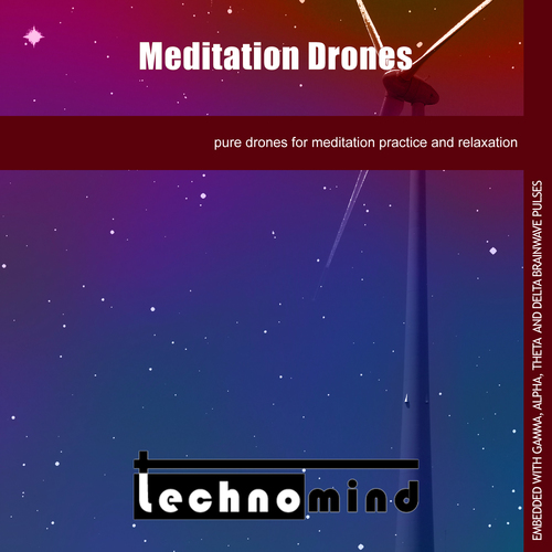 Meditation Drones Cover Art Blurred Background