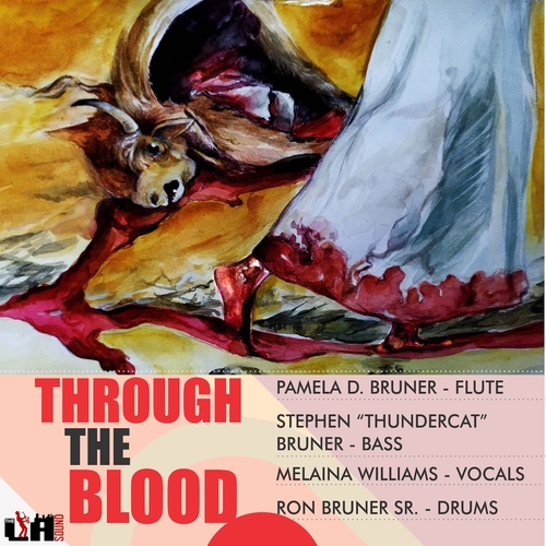 Through the Blood Cover Art Blurred Background
