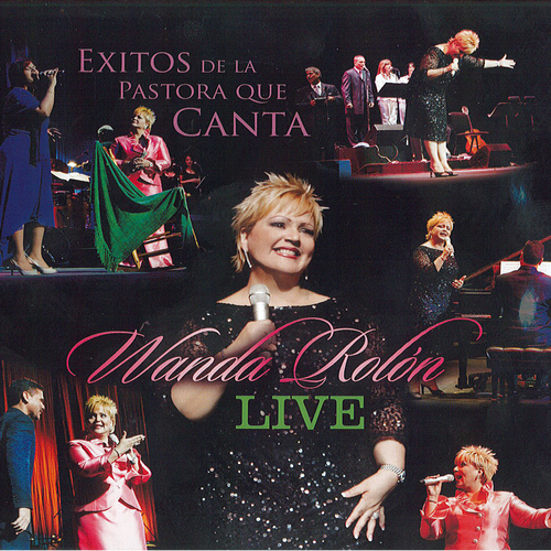 Exitos de la Pastora Que Canta (En Vivo) Cover Art Blurred Background