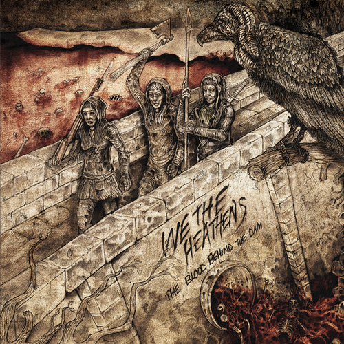 The Blood Behind the Dam Cover Art Blurred Background