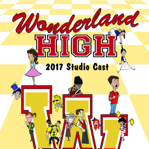 Wonderland High (2017 Studio Cast) Cover Art Blurred Background