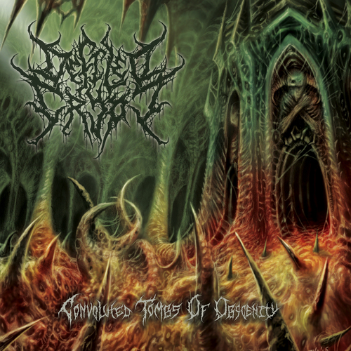 Convoluted Tombs of Obscenity Cover Art Blurred Background