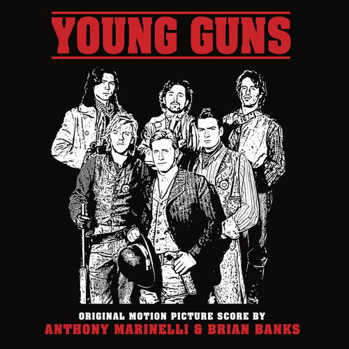 Young Guns (Original Motion Picture Score) Cover Art Blurred Background