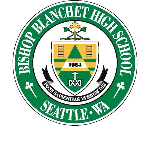 Bishop Blanchet Fight Song Cover Art Blurred Background