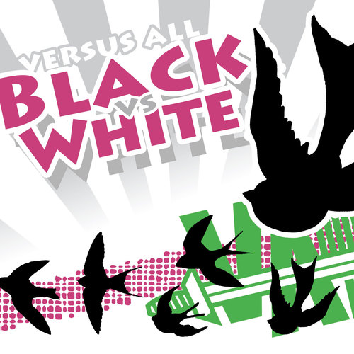 Black vs White Cover Art Blurred Background