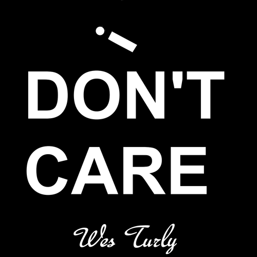 I Don't Care Cover Art Blurred Background