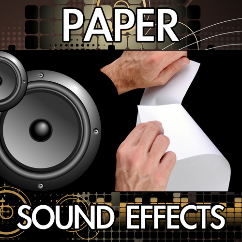 Paper Sound Effects Cover Art Blurred Background