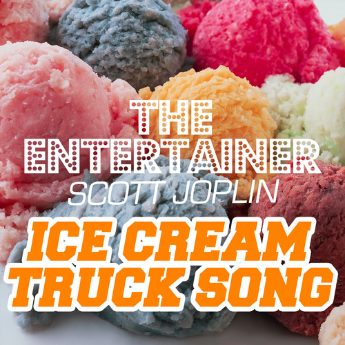 The Entertainer - Scott Joplin - Ice Cream Truck Song Cover Art Blurred Background