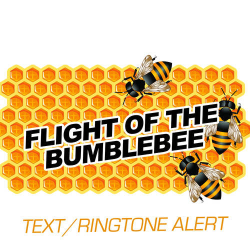 Flight Of The Bumblebee (Text/Ringtone Alert) Cover Art Blurred Background