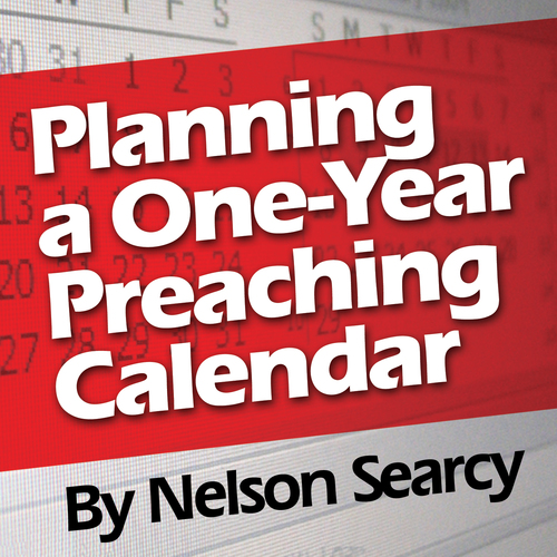 Planning a One Year Preaching Calendar Cover Art Blurred Background