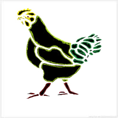 Chicken Ring Cover Art Blurred Background