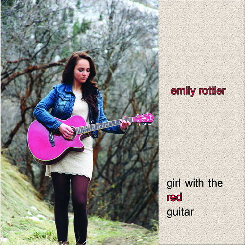 Girl With The Red Guitar Cover Art Blurred Background