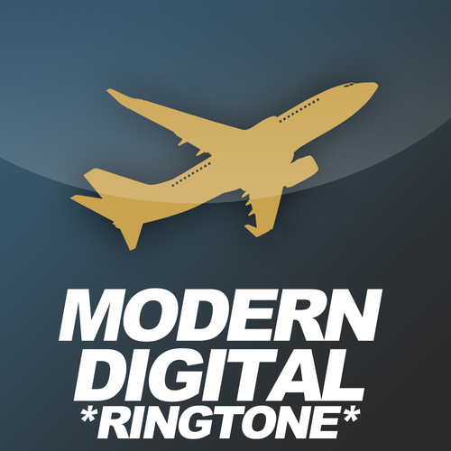 Modern Digital Ringtone Cover Art Blurred Background