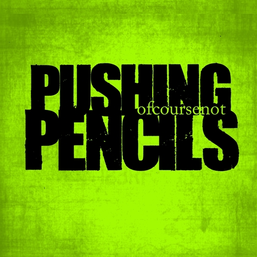 Pushing Pencils Cover Art Blurred Background
