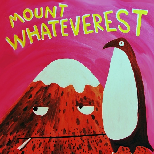 Mount Whateverest Cover Art Blurred Background