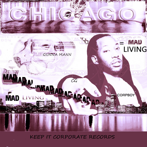 Mad Living Cover Art Blurred Background