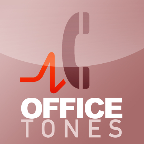 Design Tones / Short Gentle Professional Sound / American Business Ringer Cover Art Blurred Background