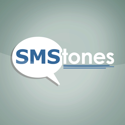 Simple Minimal SMS Alert / Notification / Ringtone Cover Art Blurred Background