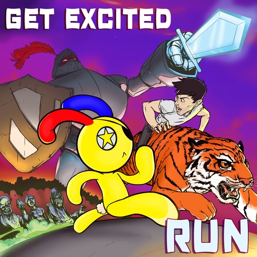 Run Cover Art Blurred Background