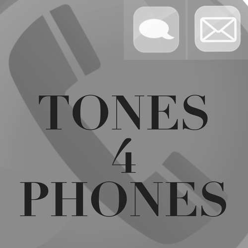 Happy Chime / Charming & Simple Update / Phones & Tones Alert Cover Art Blurred Background