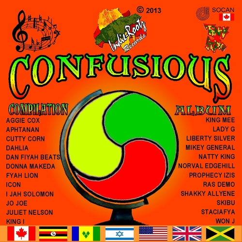 Confusious Compilation Cover Art Blurred Background