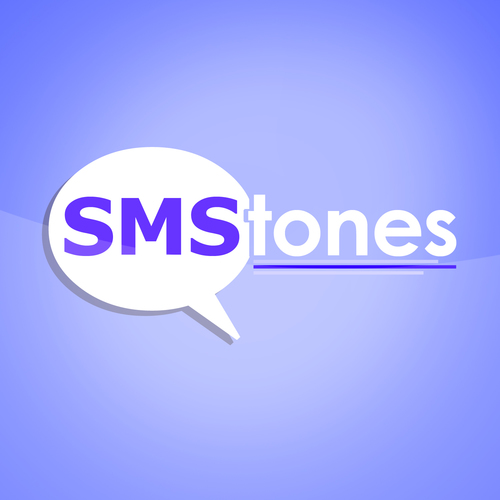 Unique & Minimal Short SMS Text Tone / Alert Sound / Notification / Ringtone Cover Art Blurred Background