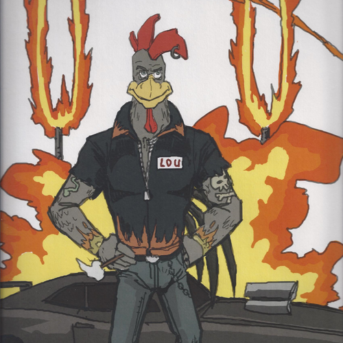 Stuntcock Cover Art Blurred Background