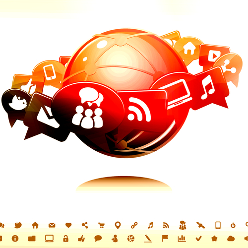 Elegant & Professional Alert Sound Cover Art Blurred Background