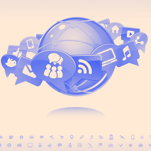 SMS Sound / Special Text Alert Tone / Simple & Professional Ringtone Cover Art Blurred Background