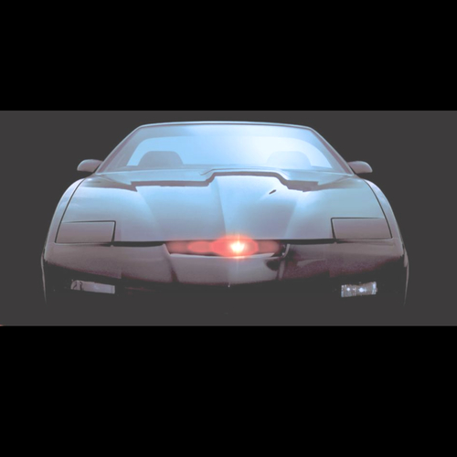 Knight Rider Theme Ringtone Cover Art Blurred Background
