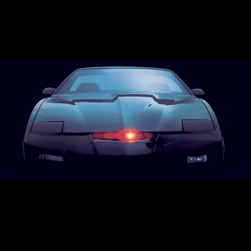 Knight Rider Theme / Famous TV Ringtone / SMS & Text Alert Cover Art Blurred Background