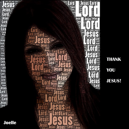 Thank You Jesus! Cover Art Blurred Background