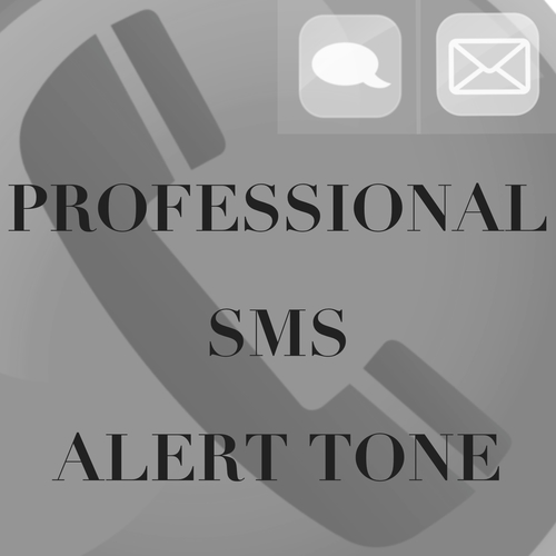 Professional SMS Alert Tone Cover Art Blurred Background