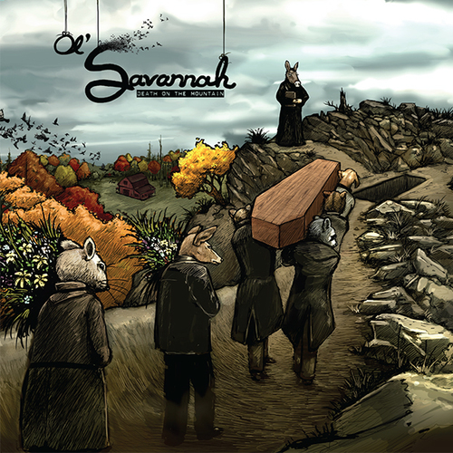 Death on the Mountain Cover Art Blurred Background