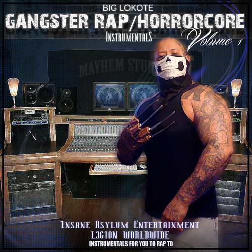Gangster Rap / Horrorcore Instrumentals, Vol.1 Cover Art Blurred Background