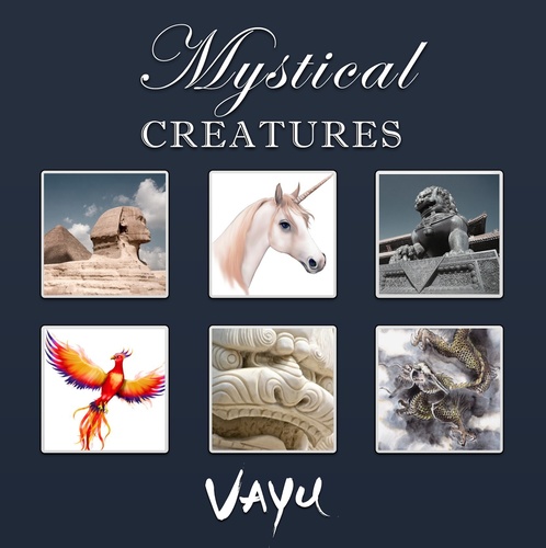Mystical Creatures Cover Art Blurred Background
