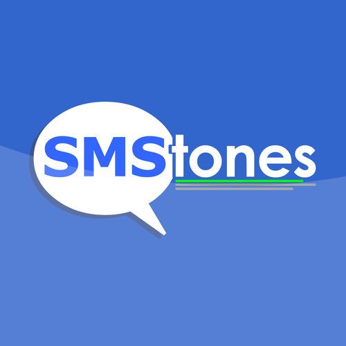 Striking Bell Text Alert SMS Notification Ringtone Cover Art Blurred Background
