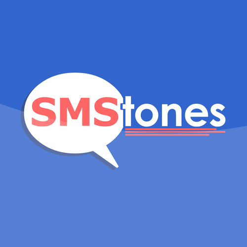 Simple Polished Text Alert SMS Notification Ringtone Cover Art Blurred Background