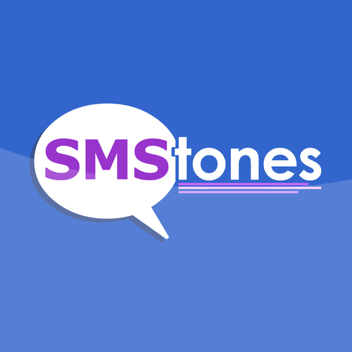 Simple Popular Text Alert SMS Notification Ringtone Cover Art Blurred Background