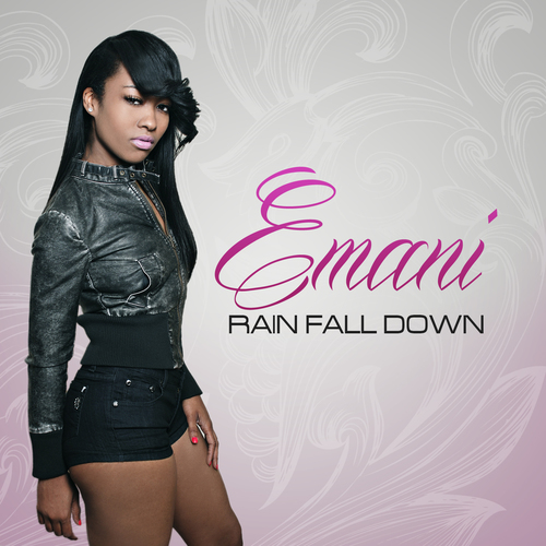 Rain Fall Down Cover Art Blurred Background