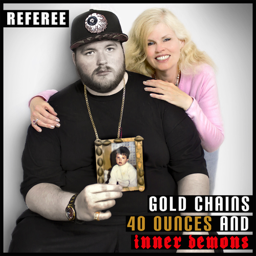 Gold Chains, 40 Ounces and Inner Demons Cover Art Blurred Background