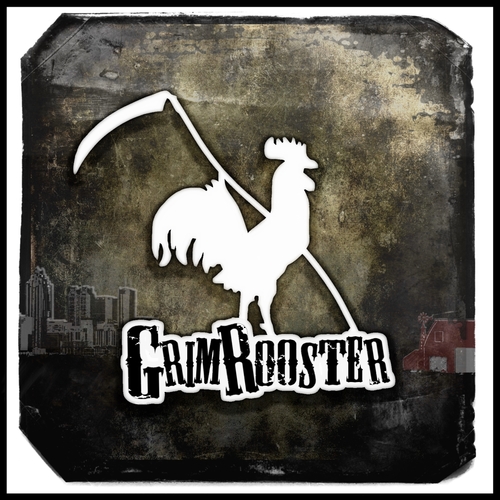 Grim Rooster Cover Art Blurred Background