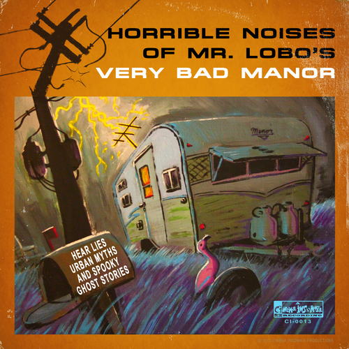 Horrible Noises of Mr. Lobo's Very Bad Manor Cover Art Blurred Background