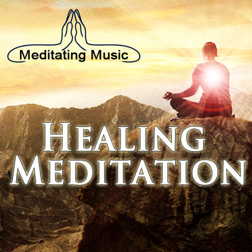 Healing Meditation Music Cover Art Blurred Background