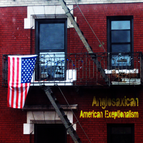 American Exeptionalism Cover Art Blurred Background