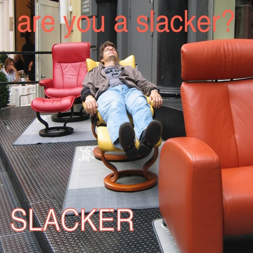 Are You a Slacker Cover Art Blurred Background